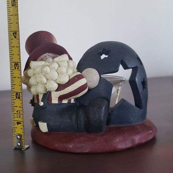 Patriotic Uncle Sam Votive Tealight Tea Light Candle Holder - Picture 10 of 10